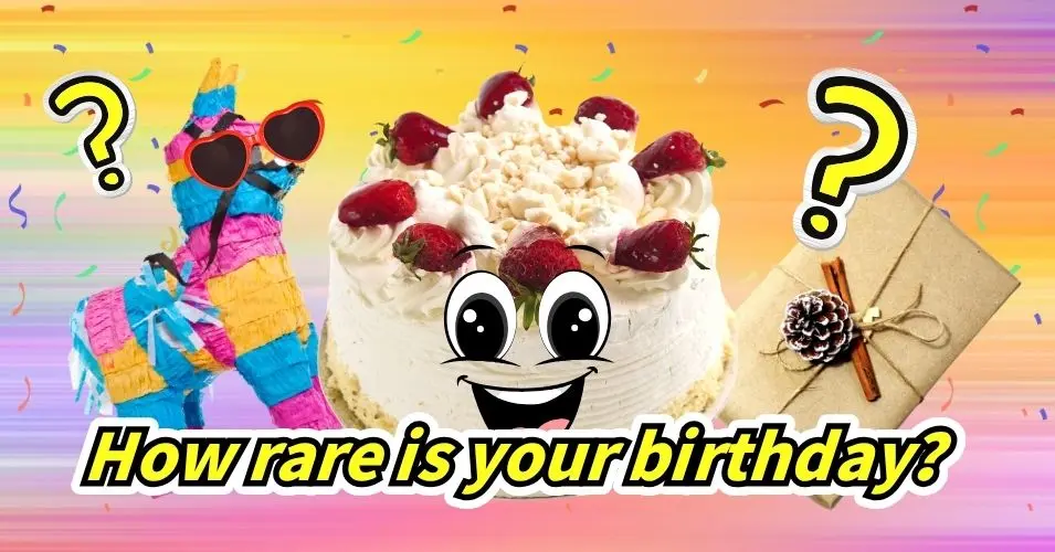 How rare is your birthday？